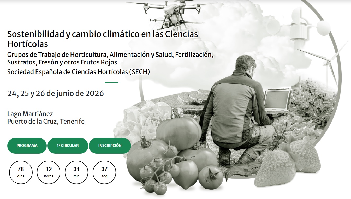Jornadas Nacionales de Ciencias Hortícolas 2026: Sostenibilidad y cambio climático en las Ciencias Hortícolas