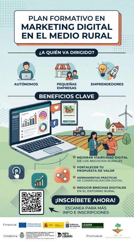 Plan formativo en marketing digital en el medio rural