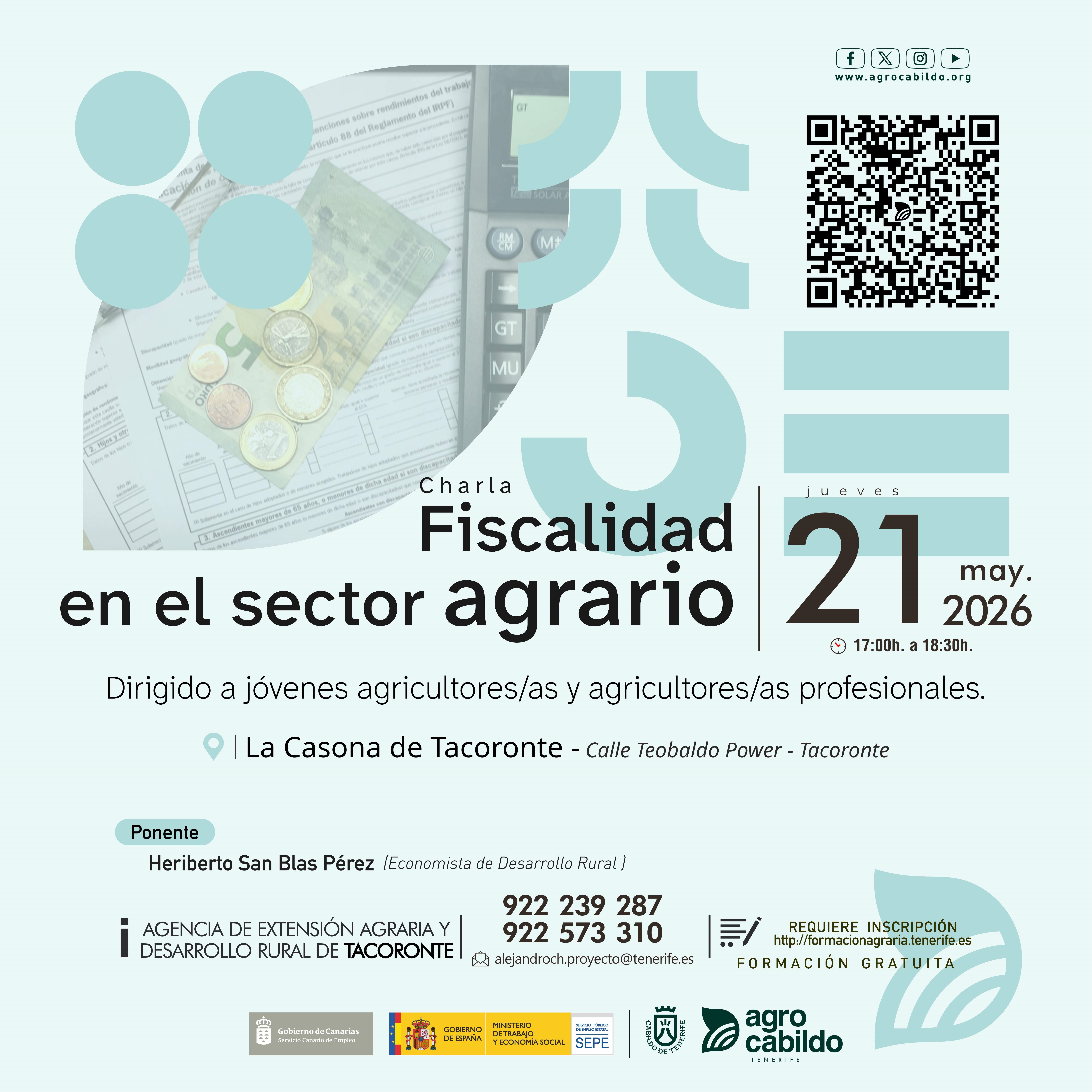Charla Fiscalidad en el sector agrario