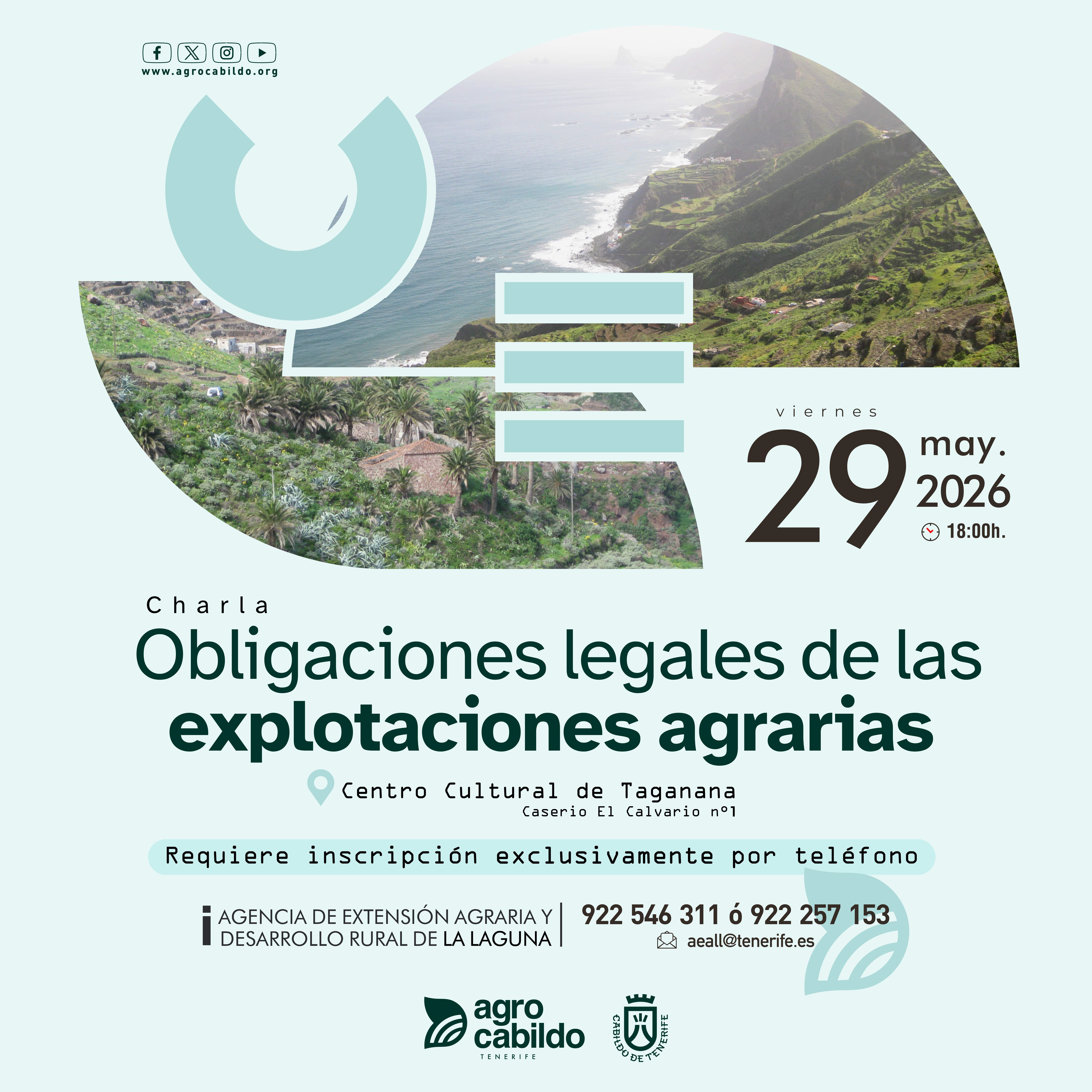 Charla Obligaciones legales de las explotaciones agrarias