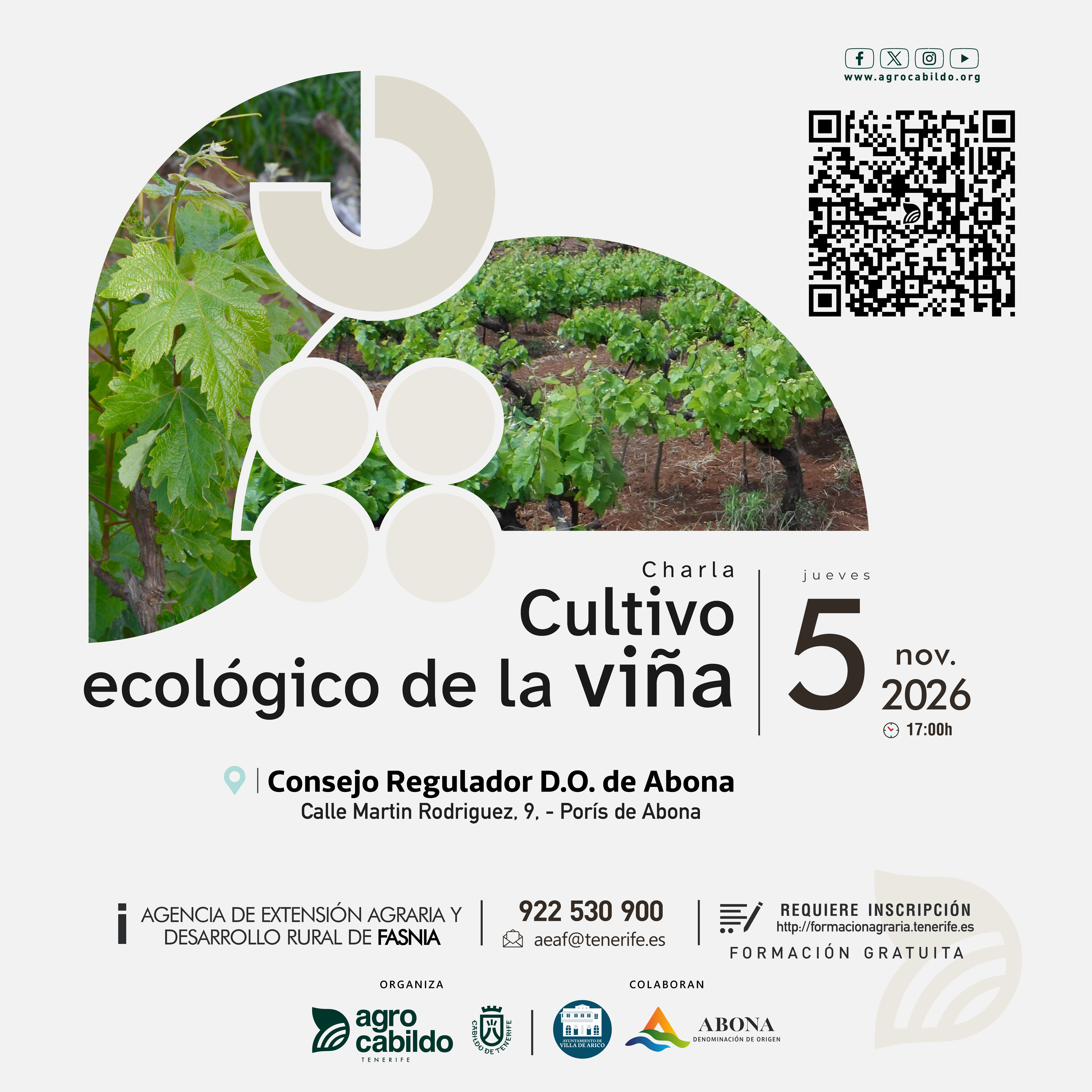Charla Cultivo ecológico de la viña