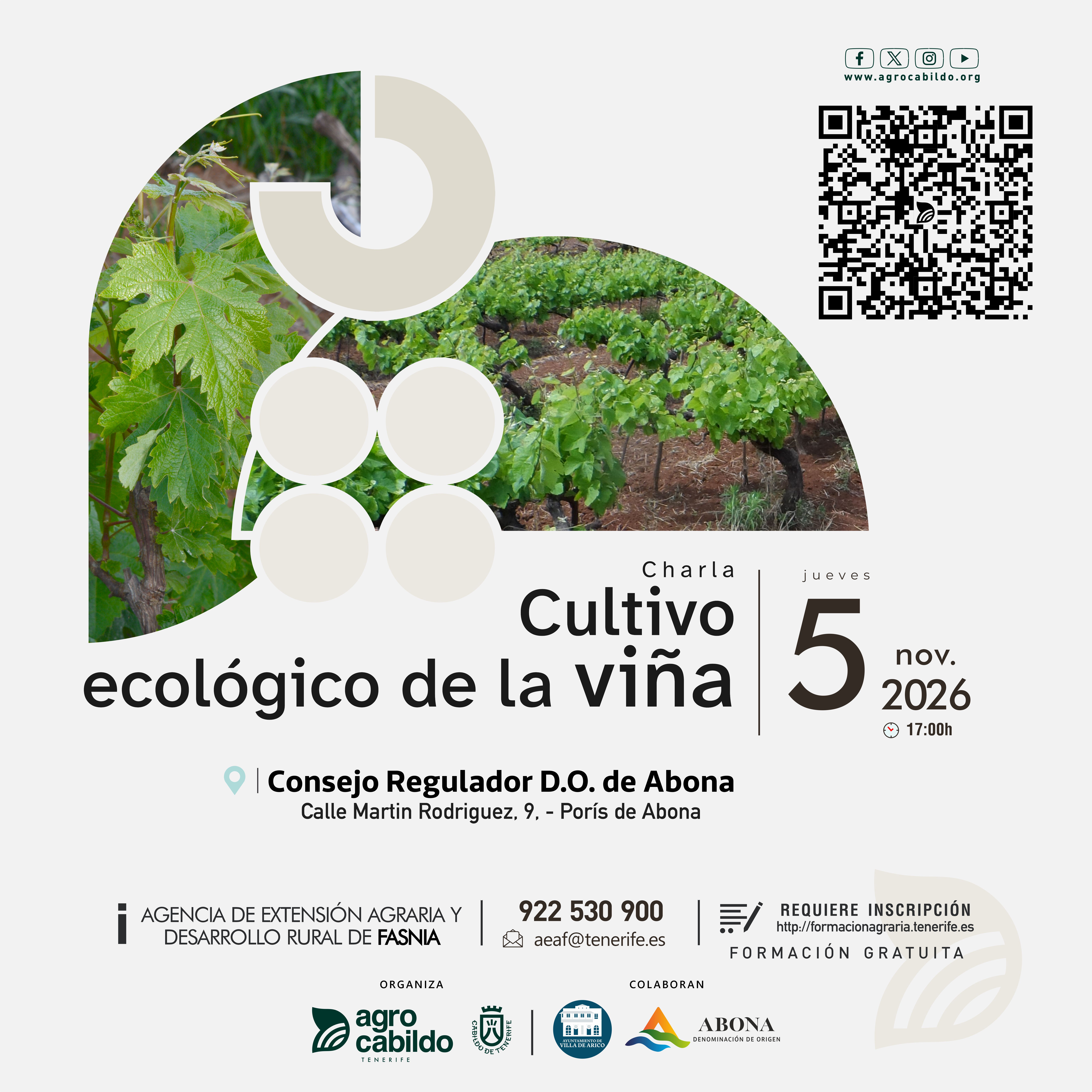 Charla Cultivo ecológico de la viña